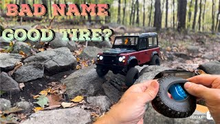 RC4wd D90 Defender Cheap Tire and Silicone insert review [upl. by Vasily49]