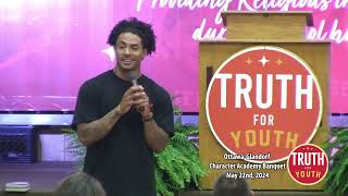 Kamryn Babb Shares His Testimony at the LifeWiseOttawaGlandorf Truth for Youth Event [upl. by Constance]