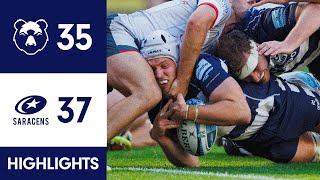 LASTGASP PENALTY IN TOPOFTHETABLE CLASH Highlights Bristol Bears vs Saracens [upl. by Servetnick]