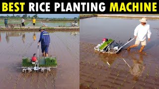 Best Rice Planting Machine  Paddy transplanter Machine [upl. by Yesnyl957]