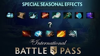 DOTA 2  TI7 Battle Pass  Seasonal Items Effects [upl. by Eveiveneg]