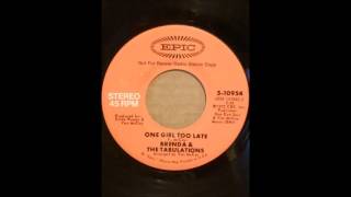 BRENDA amp THE TABULATIONS ♪ONE GIRL TOO LATE♪ [upl. by Einomrah831]