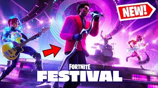 NEW FORTNITE FESTIVAL MODE GUITAR HERO UPDATE Fortnite Chapter 5 [upl. by Draillih]