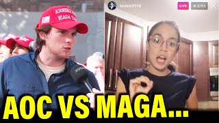 AOC Asks MAGA One Question… the Results are STUNNING [upl. by Pansy52]