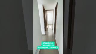 PALMETUM PARK SE ALQUILA APTO 803 T1 👉 INFORMES 315 2184513 jamundi arriendo [upl. by Yltnerb]