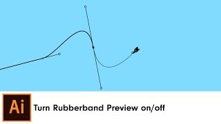 Turn Rubberband Preview onoff in Illustrator  InkScribe [upl. by Margreta232]