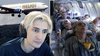 The Ghost Flight Helios Flight 522  xQc Reacts [upl. by Hgielrebmik]