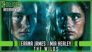 The Wilds Season 2 Interview Mia Healey and Erana James Talk Shelby and Toni [upl. by Hannie]