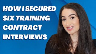 How I secured SIX training contract interviews  APPLICATION WRITING TIPS [upl. by Noicnecsa505]