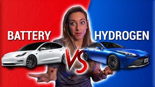 Hydrogen vs Battery Electric Cars [upl. by Eneryc]