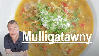 mulligatawny soup amazing curried Anglo  Indian broth [upl. by Naitsyrk123]