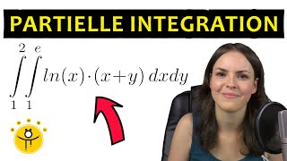 Partielle INTEGRATION mehrdimensional – Doppelintegral berechnen [upl. by Papke]