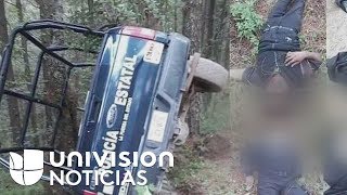 Indignación en México por los videos de la mortal emboscada a cuatro policías [upl. by Bonne674]