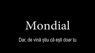 Mondial Iuliu Merca  Dar de vina stiu că esti doar tu [upl. by Annaujat]