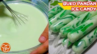 How to Make Buko Pandan Ice Candy  Pinoy Easy Recipes [upl. by Yehs]