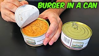 Burger in a Can [upl. by Aseeram]