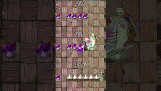 Pvz 2  Spore shroom Level 1 vs Level 5 vs Level Max Vs Team Pirate Zombies Upgrade 3 [upl. by Aiekat]