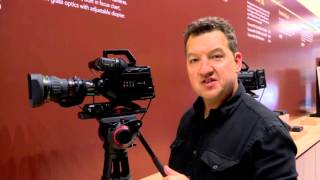 IBC 2015 Blackmagic Design URSA Mini B4 Adapter [upl. by Rengia]