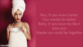 Ariana Grande  Knew Better  Forever Boy  Lyrics Audio [upl. by Dearborn]