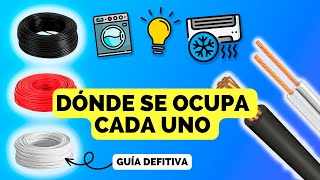 Calibres de cables para instalaciones eléctricas 💡  dónde se ocupa cada uno [upl. by Basir]