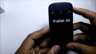 Airtel 4G HOTSPOT WIFI Router Unboxing  Black [upl. by Malet]