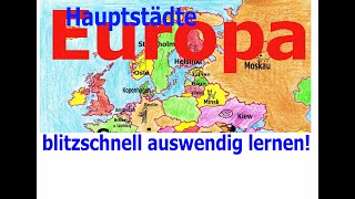 schulfritzWumms Europas Hauptstädte blitzschnell auswendig lernen [upl. by Anaigroeg]