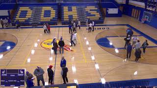 DelavanDarien High School vs East Troy High School Mens Varsity Basketball [upl. by Blunt]