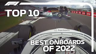 Top 10 Onboards Of The 2022 F1 Season [upl. by Kone879]