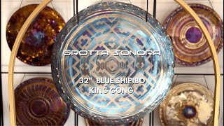 Grotta Sonora  32quot80 cm Blue Shipibo King Gong [upl. by Ammadas313]