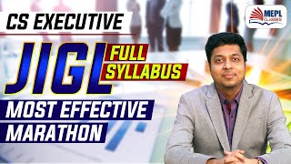 CS Executive JIGL Marathon  Full Syllabus  SCORE 70  Mohit Agarwal [upl. by Aikal]