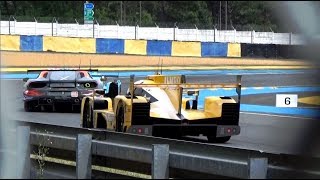 24 Hours of Le Mans 2017 Test Day  Insane speed and sound through Tertre Rouge [upl. by Sorcim]