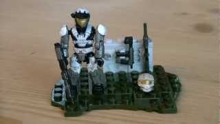 Halo Mega Bloks 96996 UNSC Armory Pack II Review [upl. by Imoian]