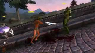 Master Chief Clone Rampage In Oblivion [upl. by Atiuqal503]