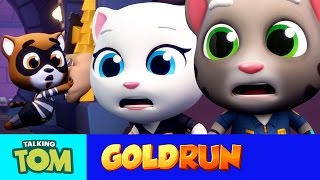 Talking Tom Gold Run – Friends vs the Robber Compilation [upl. by Warila]