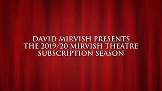 20192020 Mirvish Theatre Subscription Season [upl. by Hovey953]