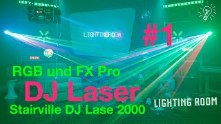 DJ LASER RGB  Stairville DJ Lase RGB Pro Advanced 2000 [upl. by Eak904]