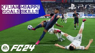 EA FC24  Kylian Mbappe goals and skills  PS5 🎧🔥 [upl. by Dorry]