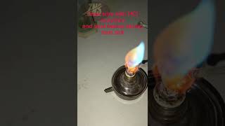 Identifying sodium calcium strontium barium copper and potassium ions  flame test  shorts [upl. by Lihas696]