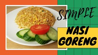 Nasi Goreng Tersimpel  Simple Nasi Goreng  Einfaches Nasi Goreng Rezept [upl. by Weight532]