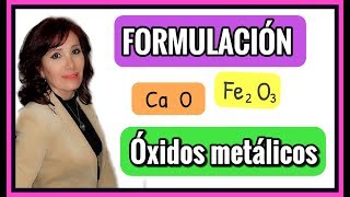 FORMULACIÓN ÓXIDOS quotNOMENCLATURA OXIDOS METÁLICOSquot [upl. by Ayeka]