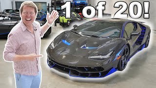 UNLEASHING My Friends LAMBORGHINI CENTENARIO [upl. by Elleved541]