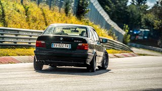 BMW 323i e36 drift car on the Nürburgring Nordschleife 🏁 wet amp dry [upl. by Ag]