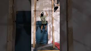 Ninja warrior Himmelsleiter ninjawarrior ninja fyp bouldern sports sportclimbing ninja [upl. by Lyndy]