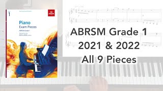 ABRSM Grade 1 Piano 2021 amp 2022 All 9 Pieces [upl. by Oirom519]