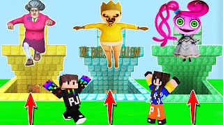 EFSANE KORKU OYUN TÜNELLERİ 😱 Minecraft Scary Teacher  Baby in Yellow [upl. by Tine]