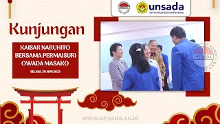 Kunjungan Kaisar Jepang ke UNSADA [upl. by Jeminah40]