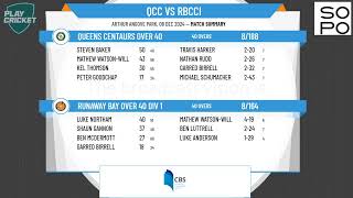 Queens Centaurs Over 40 v Runaway Bay Over 40 Div 1 [upl. by Soneson]