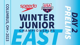 Day 2 Womens East Prelims  2023 Speedo Winter Junior Championships [upl. by Peers]