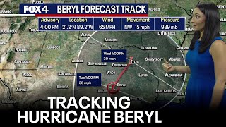 When will Hurricane Beryl hit Texas [upl. by Solahcin]