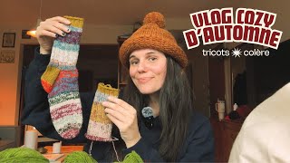 UNE JOURNÉE DANS MA VIE 🧶 Ce que je tricote amp visite de ma nouvelle maison tricot vlog [upl. by Uni]